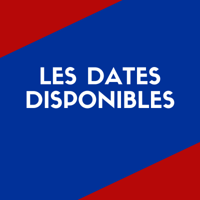les dates disponibles